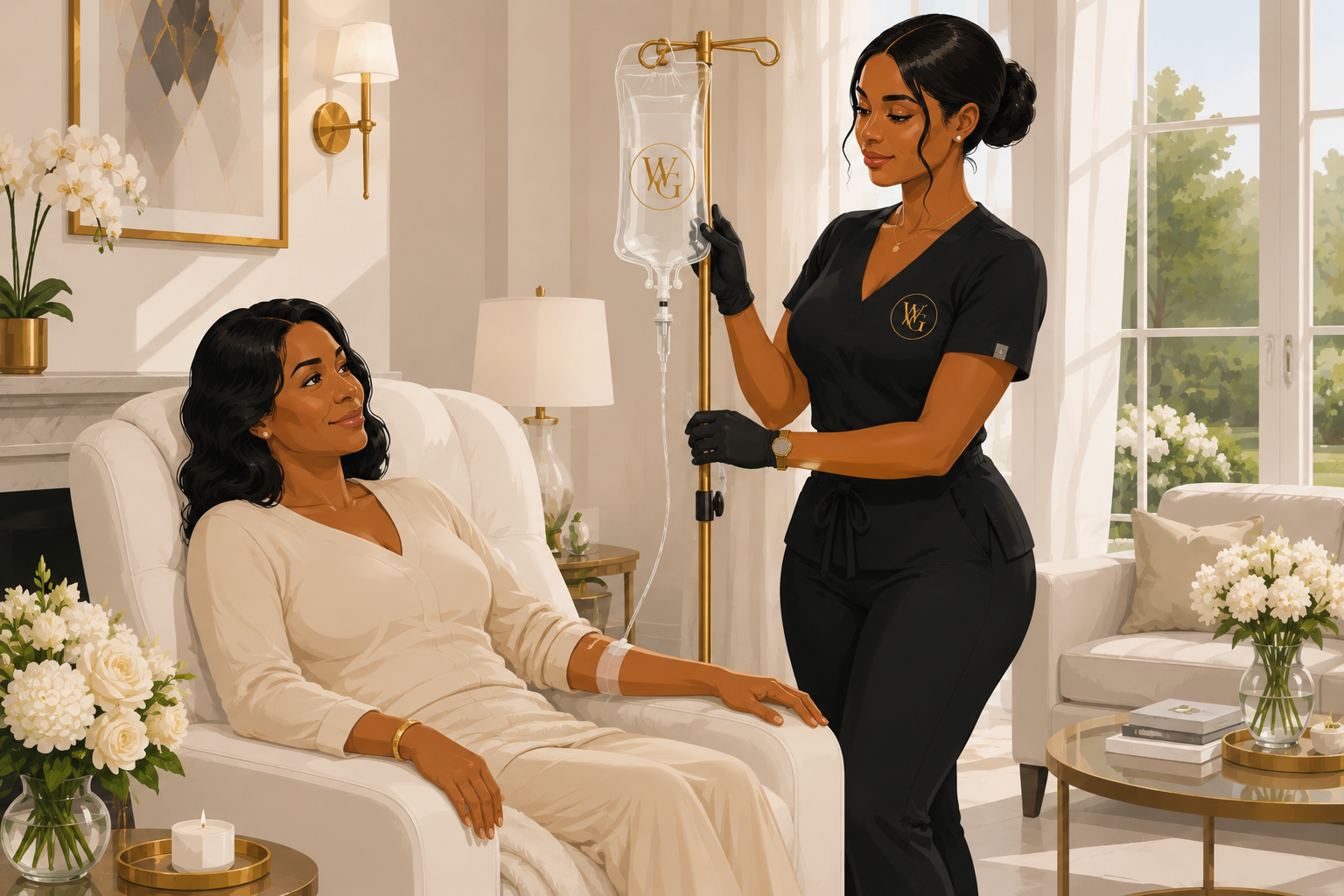 Concierge IV therapy at home