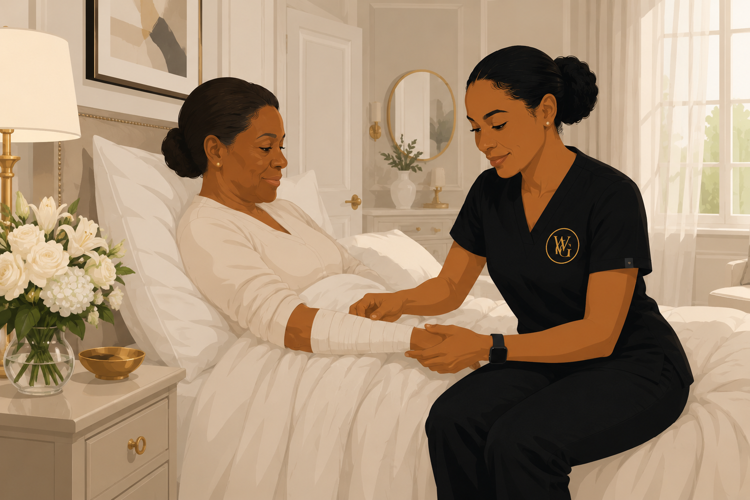 Post-surgical recovery nursing care