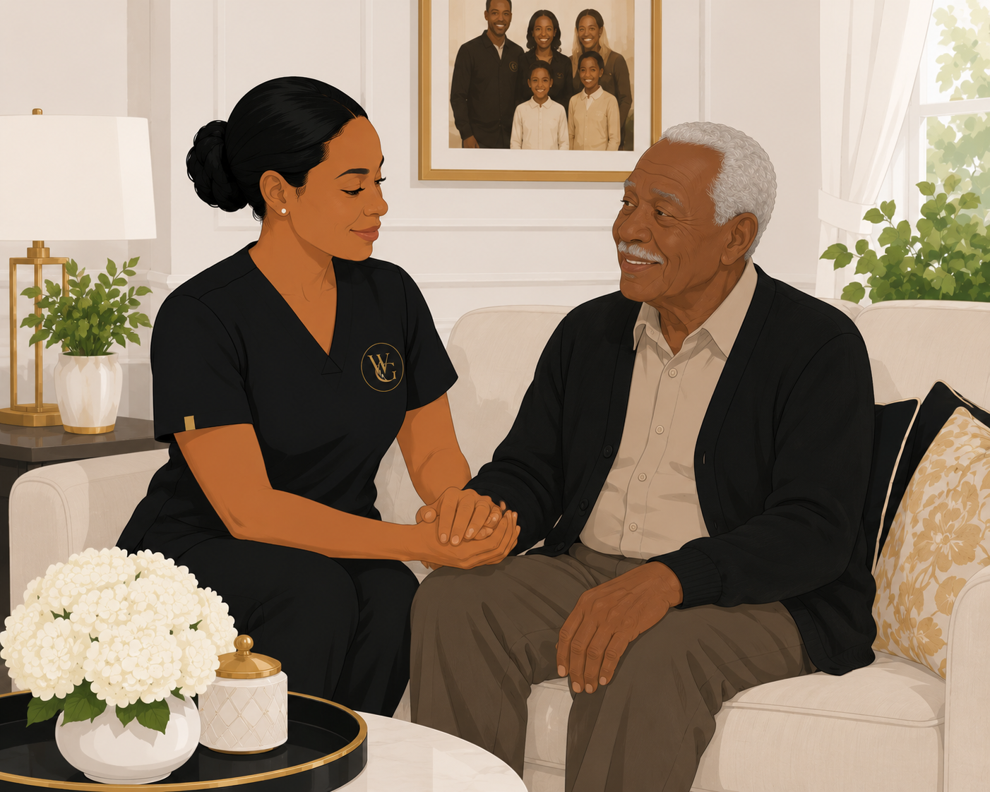 Concierge nursing care for aging adults at home